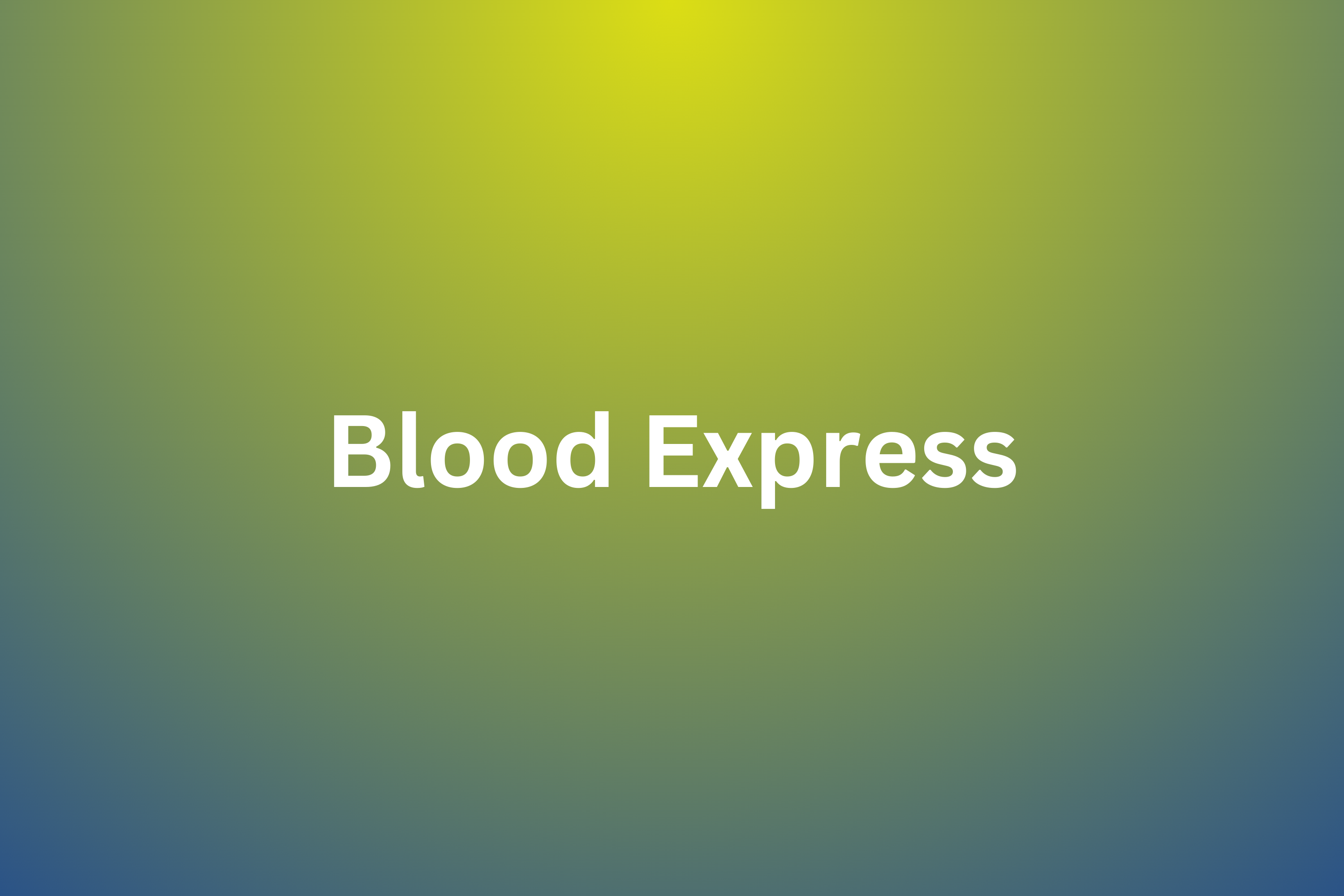 Blood Express Blood Bank Application