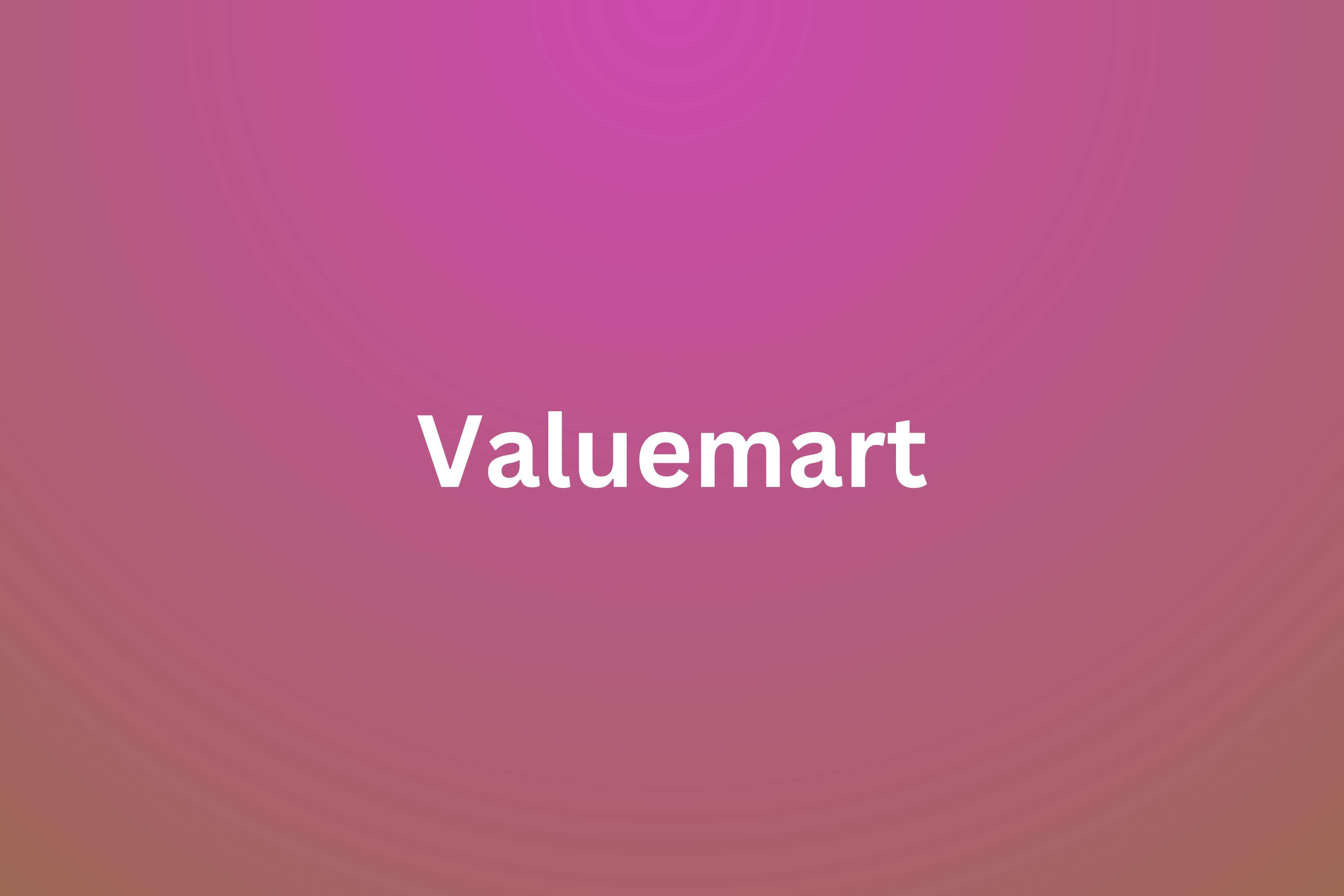 Valuemart Marketplace for Startups